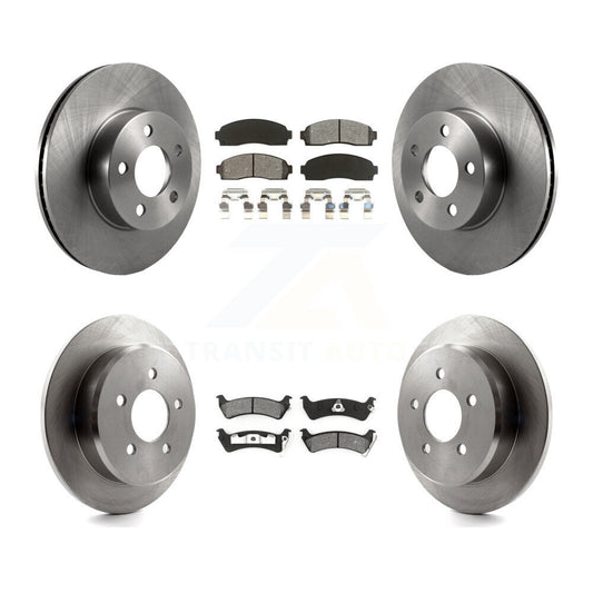 [Avant + Arrière] Kit de Disque et plaquette (semi-métallique) de frein pour Ford Explorer Sport Trac 4WD K8S-100879