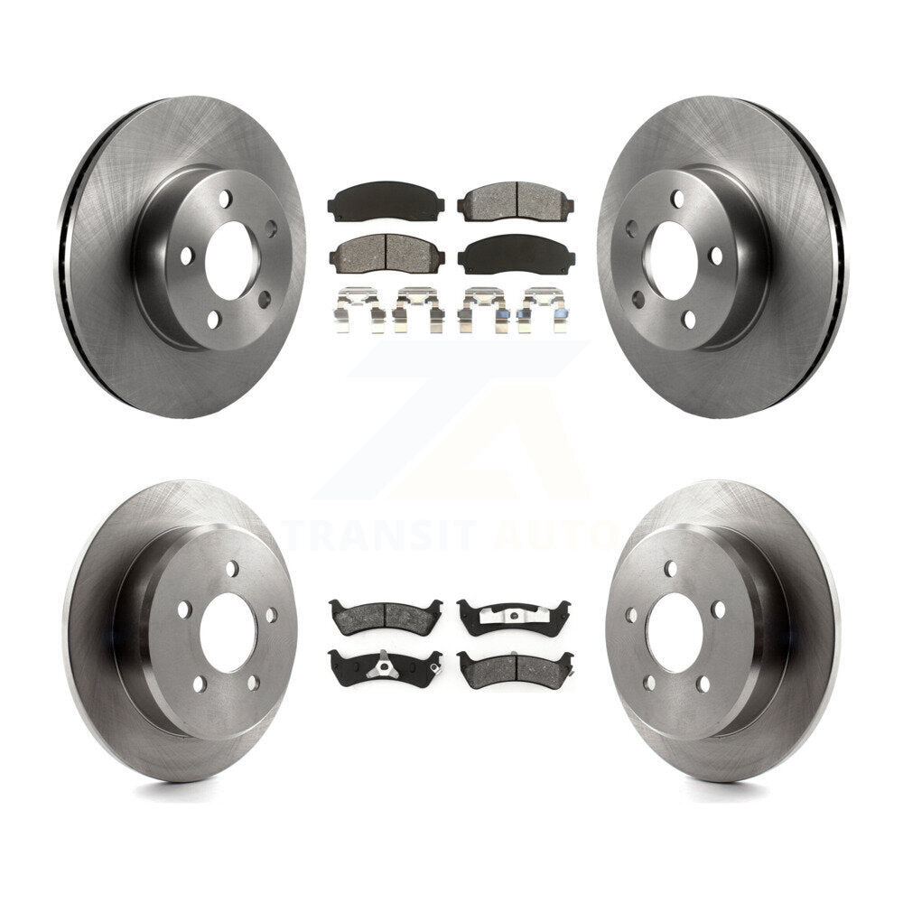 [Avant + Arrière] Kit de Disque et plaquette (semi-métallique) de frein pour 2001 Ford Explorer Sport 4WD K8S-100880