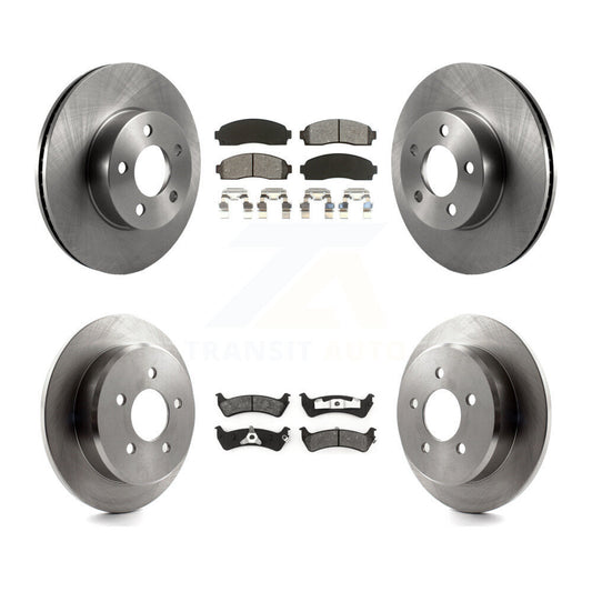 [Avant + Arrière] Kit de Disque et plaquette (semi-métallique) de frein pour 2001 Ford Explorer Sport 4WD K8S-100880