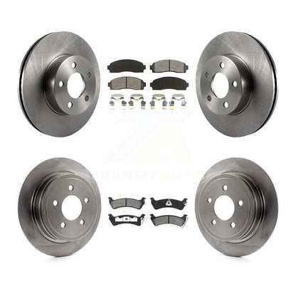 [Avant + Arrière] Kit de Disque et plaquette (semi-métallique) de frein pour Ford Explorer Sport Trac 4WD K8S-100881