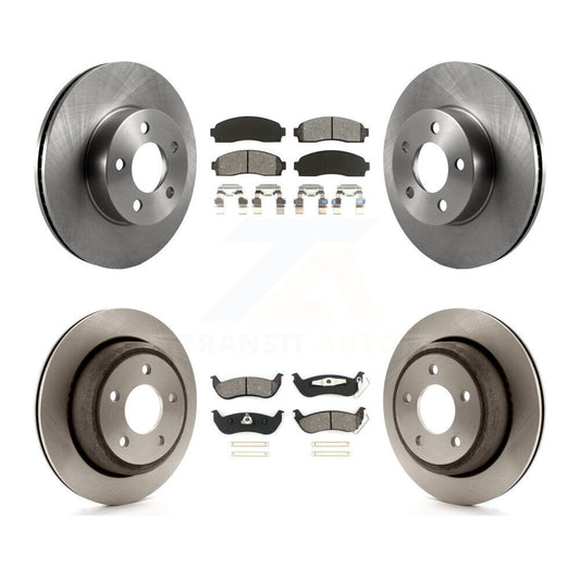 [Avant + Arrière] Kit de Disque et plaquette (semi-métallique) de frein pour Ford Ranger Mazda B4000 K8S-100882