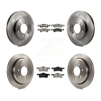 [Avant + Arrière] Kit de Disque et plaquette (semi-métallique) de frein pour Ford Expedition Lincoln Navigator K8S-100883