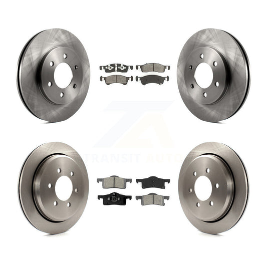[Avant + Arrière] Kit de Disque et plaquette (semi-métallique) de frein pour Ford Expedition Lincoln Navigator K8S-100883