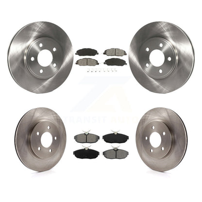[Avant + Arrière] Kit de Disque et plaquette (semi-métallique) de frein pour 2009 Ford Mustang Bullitt K8S-100884