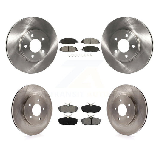 [Avant + Arrière] Kit de Disque et plaquette (semi-métallique) de frein pour 2009 Ford Mustang Bullitt K8S-100884