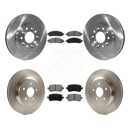 [Avant + Arrière] Kit de Disque et plaquette (semi-métallique) de frein pour 2004-2007 Ford Freestar Mercury Monterey K8S-100891
