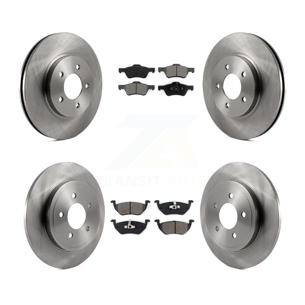 [Avant + Arrière] Kit de Disque et plaquette (semi-métallique) de frein pour Ford Escape Mercury Mariner Mazda Tribute K8S-100892