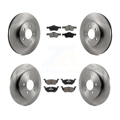 [Avant + Arrière] Kit de Disque et plaquette (semi-métallique) de frein pour Ford Escape Mercury Mariner Mazda Tribute K8S-100892