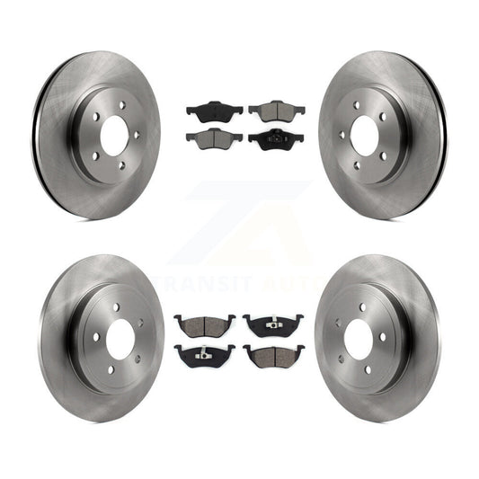 [Avant + Arrière] Kit de Disque et plaquette (semi-métallique) de frein pour Ford Escape Mercury Mariner Mazda Tribute K8S-100892