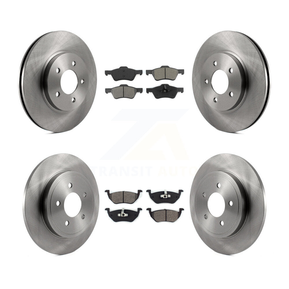 [Avant + Arrière] Kit de Disque et plaquette (semi-métallique) de frein pour Ford Escape Mercury Mariner K8S-100893