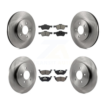 [Avant + Arrière] Kit de Disque et plaquette (semi-métallique) de frein pour Ford Escape Mercury Mariner K8S-100893