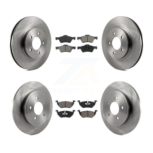 [Avant + Arrière] Kit de Disque et plaquette (semi-métallique) de frein pour Ford Escape Mercury Mariner K8S-100893