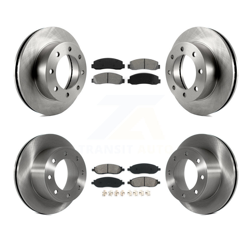 [Avant + Arrière] Kit de Disque et plaquette (semi-métallique) de frein pour Ford F-250 Super Duty F-350 K8S-100894