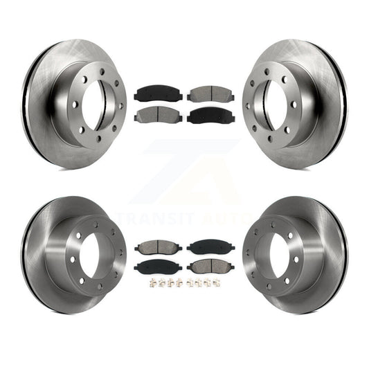 [Avant + Arrière] Kit de Disque et plaquette (semi-métallique) de frein pour Ford F-250 Super Duty F-350 K8S-100894