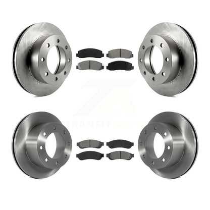 [Avant + Arrière] Kit de Disque et plaquette (semi-métallique) de frein pour 2008-2009 Ford F-250 Super Duty 4WD K8S-100895