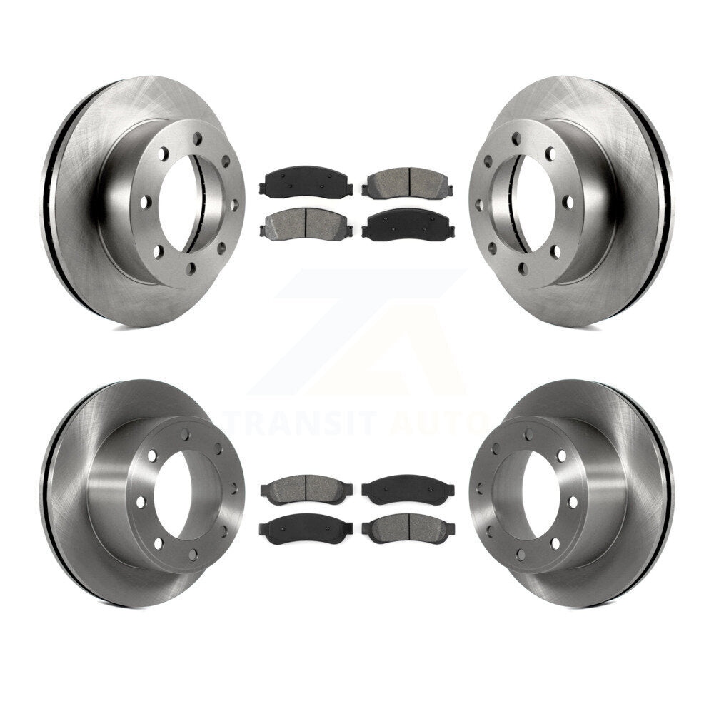 [Avant + Arrière] Kit de Disque et plaquette (semi-métallique) de frein pour Ford F-250 Super Duty F-350 4WD K8S-100897