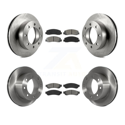 [Avant + Arrière] Kit de Disque et plaquette (semi-métallique) de frein pour Ford F-250 Super Duty F-350 4WD K8S-100897