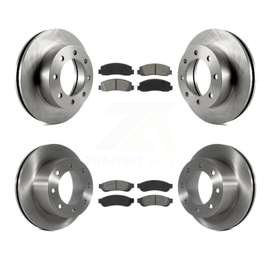 [Avant + Arrière] Kit de Disque et plaquette (semi-métallique) de frein pour Ford F-250 Super Duty F-350 4WD K8S-100897