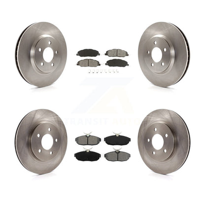 [Avant + Arrière] Kit de Disque et plaquette (semi-métallique) de frein pour Ford Mustang K8S-100905