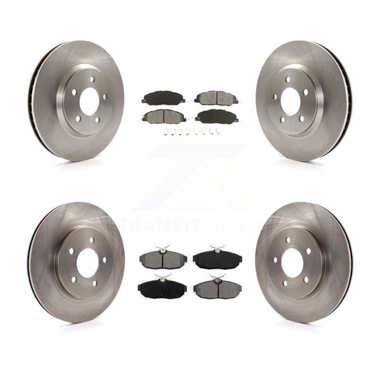 [Avant + Arrière] Kit de Disque et plaquette (semi-métallique) de frein pour Ford Mustang K8S-100905