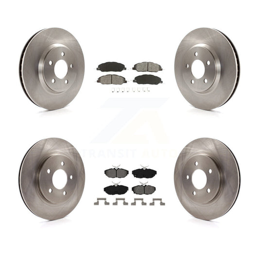 [Avant + Arrière] Kit de Disque et plaquette (semi-métallique) de frein pour Ford Mustang K8S-100906