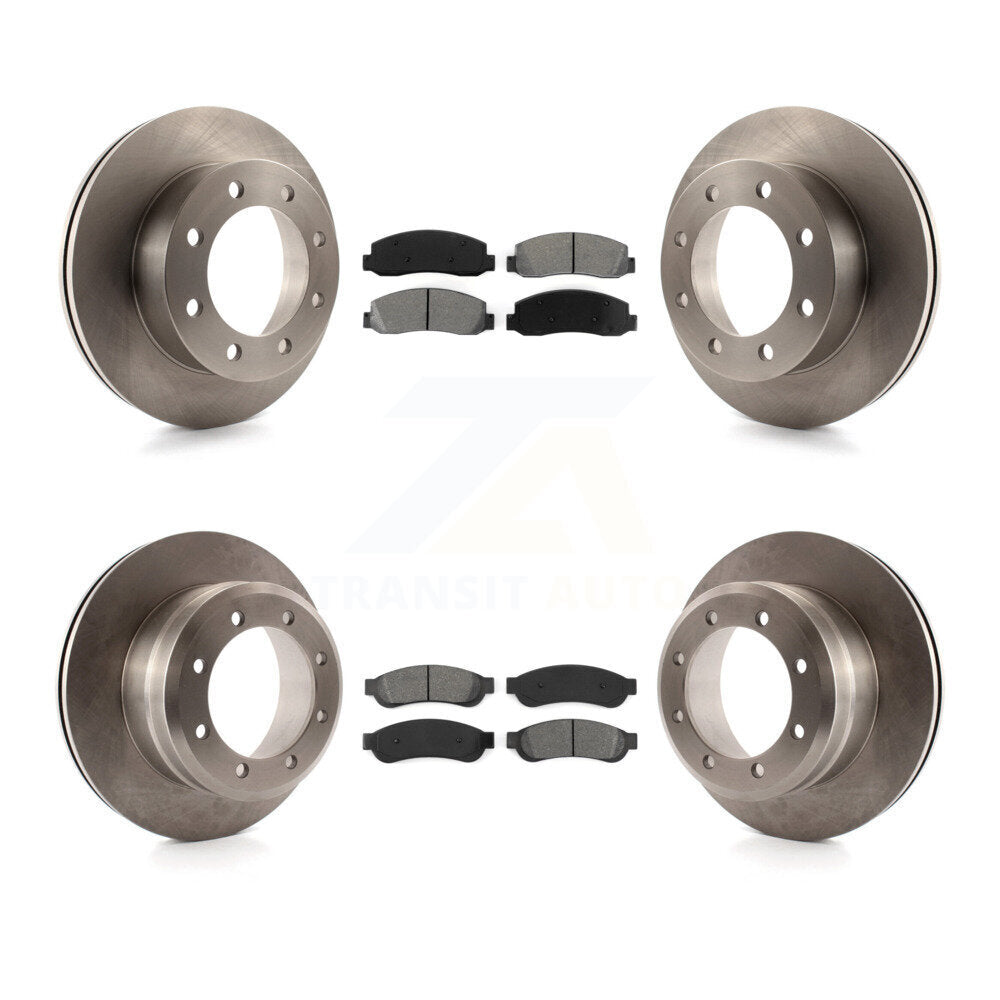 [Avant + Arrière] Kit de Disque et plaquette (semi-métallique) de frein pour Ford F-350 Super Duty F-450 K8S-100908