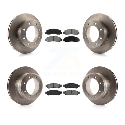 [Avant + Arrière] Kit de Disque et plaquette (semi-métallique) de frein pour Ford F-350 Super Duty F-450 K8S-100908
