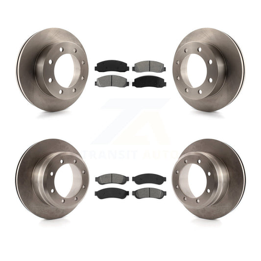 [Avant + Arrière] Kit de Disque et plaquette (semi-métallique) de frein pour Ford F-350 Super Duty F-450 K8S-100908