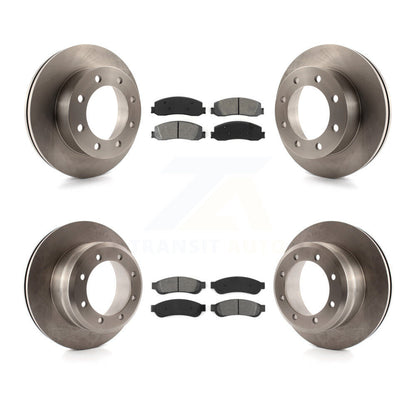 [Avant + Arrière] Kit de Disque et plaquette (semi-métallique) de frein pour Ford F-350 Super Duty F-450 K8S-100909