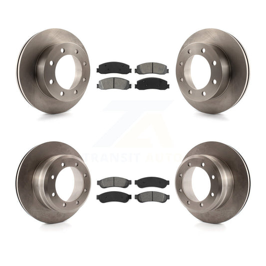 [Avant + Arrière] Kit de Disque et plaquette (semi-métallique) de frein pour Ford F-350 Super Duty F-450 K8S-100909