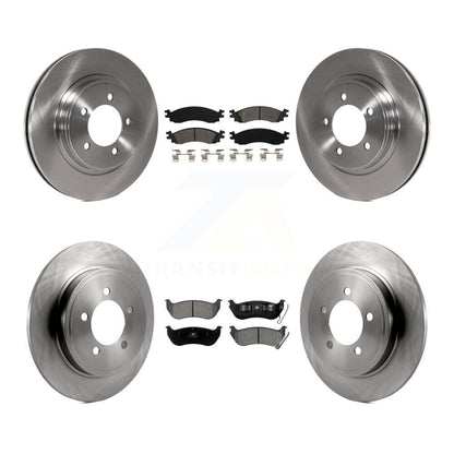 [Avant + Arrière] Kit de Disque et plaquette (semi-métallique) de frein pour Ford Explorer Sport Trac Mercury Mountaineer K8S-100913