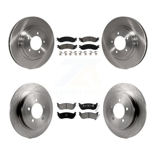 [Avant + Arrière] Kit de Disque et plaquette (semi-métallique) de frein pour Ford Explorer Sport Trac Mercury Mountaineer K8S-100913
