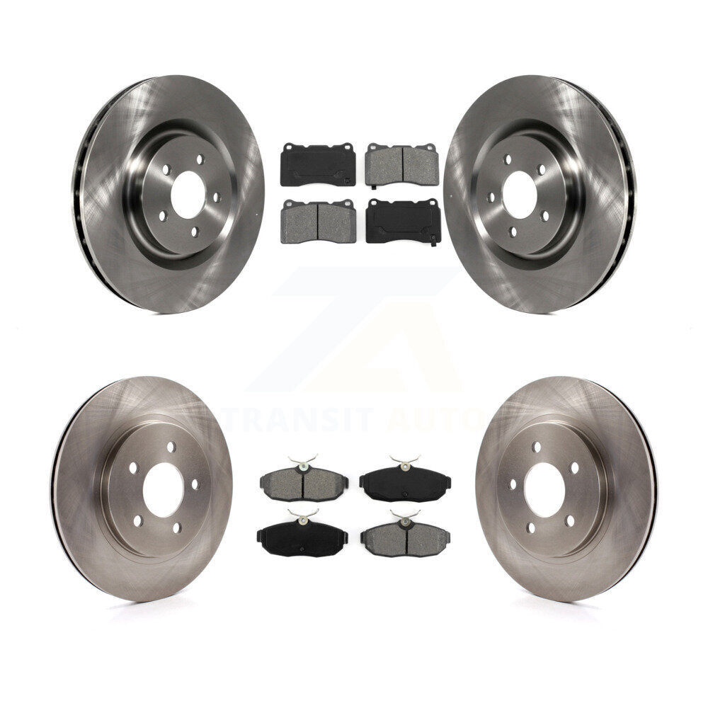 [Avant + Arrière] Kit de Disque et plaquette (semi-métallique) de frein pour Ford Mustang K8S-100914