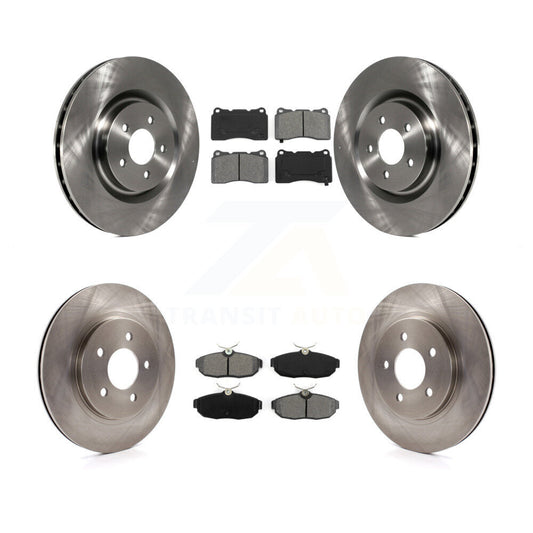 [Avant + Arrière] Kit de Disque et plaquette (semi-métallique) de frein pour Ford Mustang K8S-100914