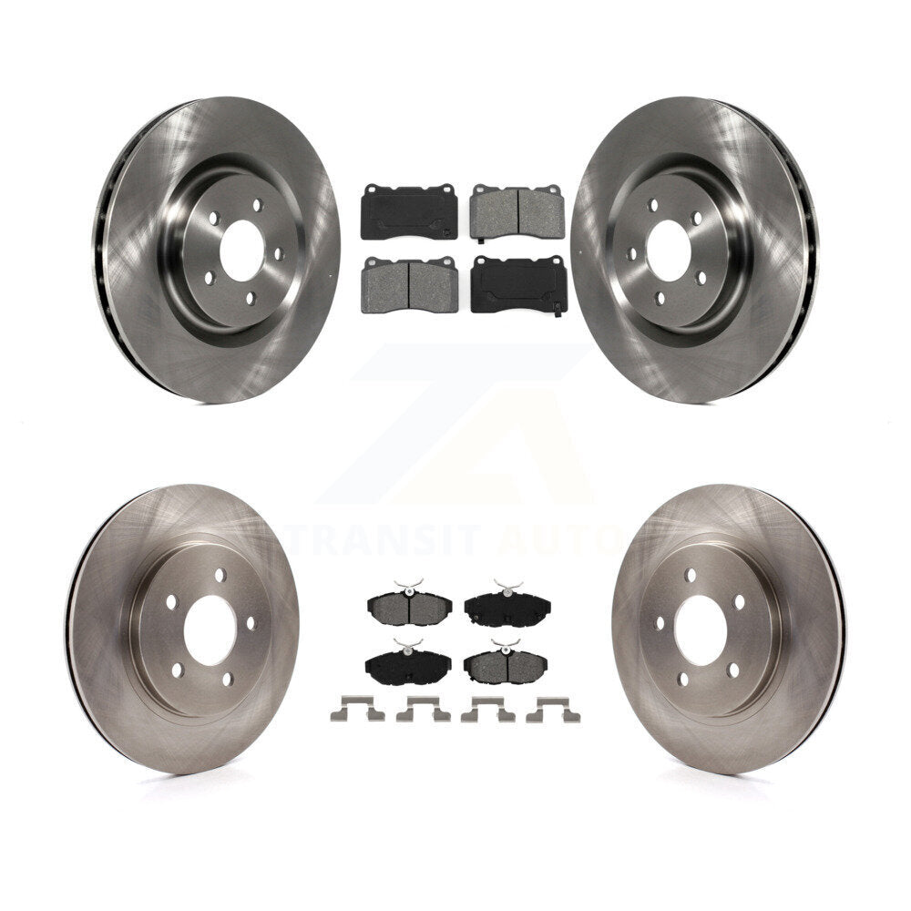 [Avant + Arrière] Kit de Disque et plaquette (semi-métallique) de frein pour Ford Mustang K8S-100915