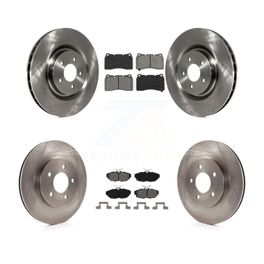 [Avant + Arrière] Kit de Disque et plaquette (semi-métallique) de frein pour Ford Mustang K8S-100915