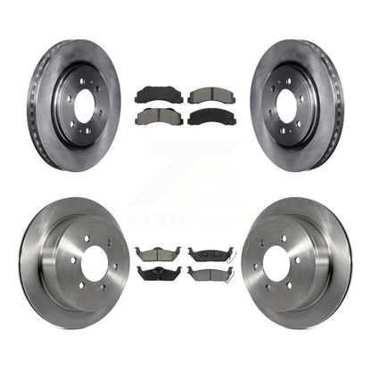 [Avant + Arrière] Kit de Disque et plaquette (semi-métallique) de frein pour 2010-2011 Ford F-150 avec 6 Lug Wheels K8S-100917