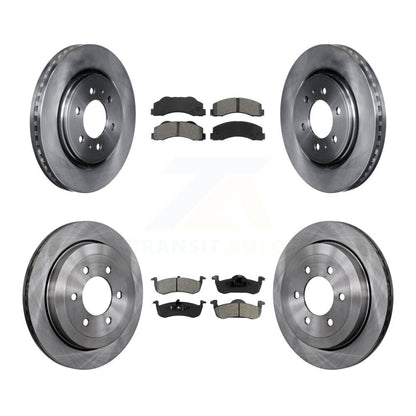 [Avant + Arrière] Kit de Disque et plaquette (semi-métallique) de frein pour 2010-2017 Ford Expedition Lincoln Navigator K8S-100918