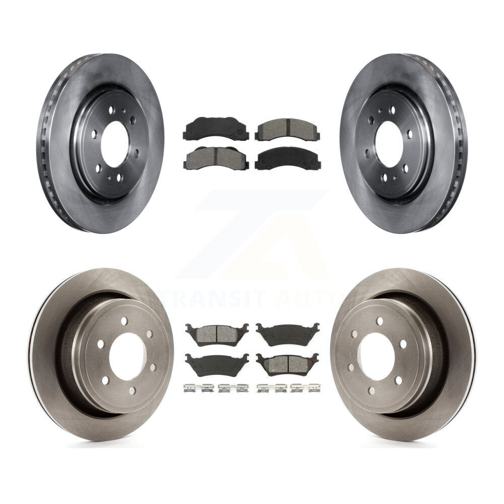 [Avant + Arrière] Kit de Disque et plaquette (semi-métallique) de frein pour Ford F-150 K8S-100919