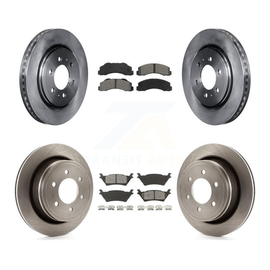 [Avant + Arrière] Kit de Disque et plaquette (semi-métallique) de frein pour Ford F-150 K8S-100919