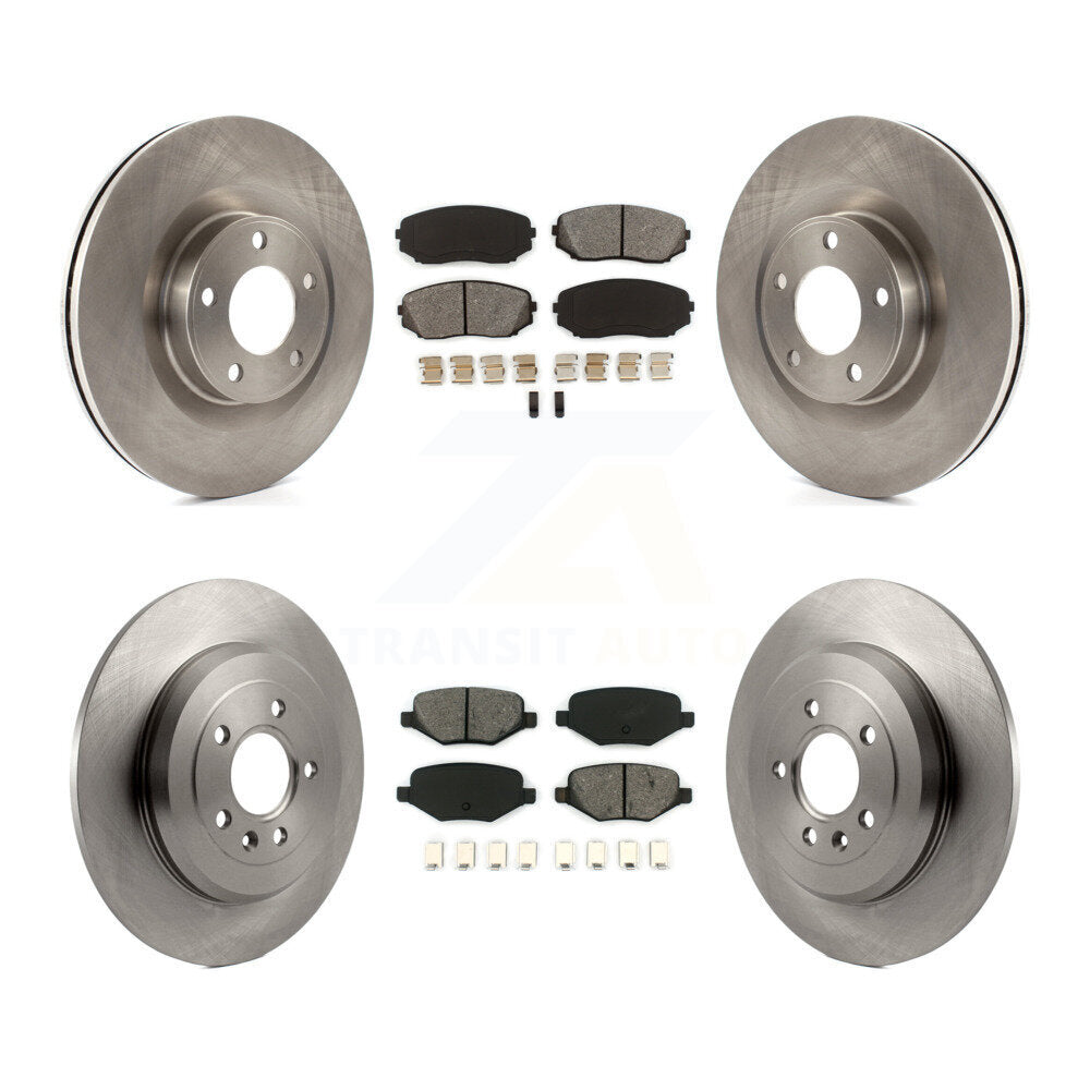 [Avant + Arrière] Kit de Disque et plaquette (semi-métallique) de frein pour Ford Edge Lincoln MKX K8S-100921