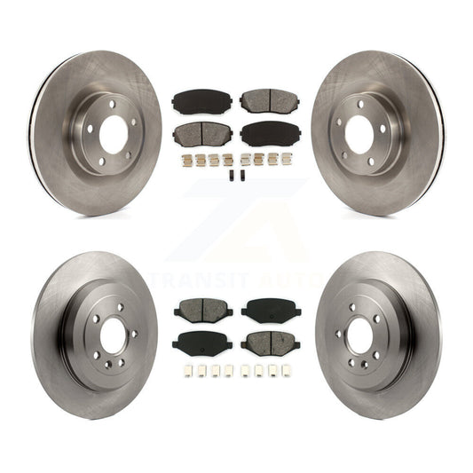 [Avant + Arrière] Kit de Disque et plaquette (semi-métallique) de frein pour Ford Edge Lincoln MKX K8S-100921