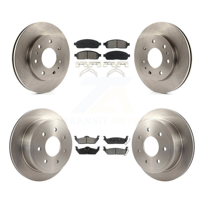[Avant + Arrière] Kit de Disque et plaquette (semi-métallique) de frein pour 2009 Ford F-150 avec 7 Lug Wheels K8S-100925