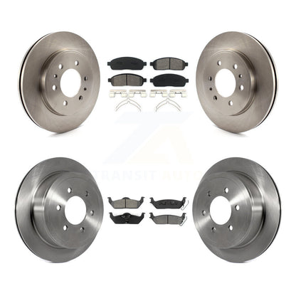 [Avant + Arrière] Kit de Disque et plaquette (semi-métallique) de frein pour 2009 Ford F-150 avec 6 Lug Wheels K8S-100926