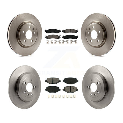 [Avant + Arrière] Kit de Disque et plaquette (semi-métallique) de frein pour 2010-2012 Ford Taurus SHO K8S-100927