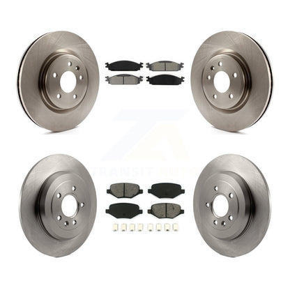[Avant + Arrière] Kit de Disque et plaquette (semi-métallique) de frein pour 2009-2010 Lincoln MKS K8S-100928
