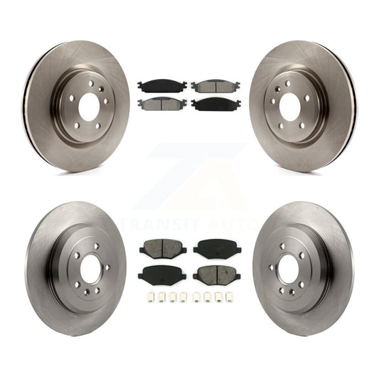 [Avant + Arrière] Kit de Disque et plaquette (semi-métallique) de frein pour 2009-2010 Lincoln MKS K8S-100928