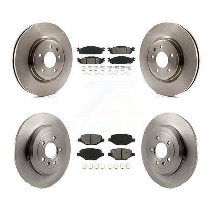 [Avant + Arrière] Kit de Disque et plaquette (semi-métallique) de frein pour Ford Explorer Taurus Flex Lincoln MKT MKS K8S-100929