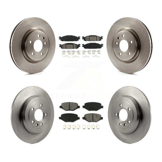 [Avant + Arrière] Kit de Disque et plaquette (semi-métallique) de frein pour Ford Explorer Taurus Flex Lincoln MKT MKS K8S-100929