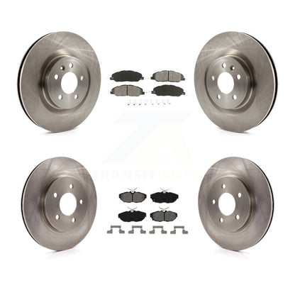 [Avant + Arrière] Kit de Disque et plaquette (semi-métallique) de frein pour Ford Mustang K8S-100934